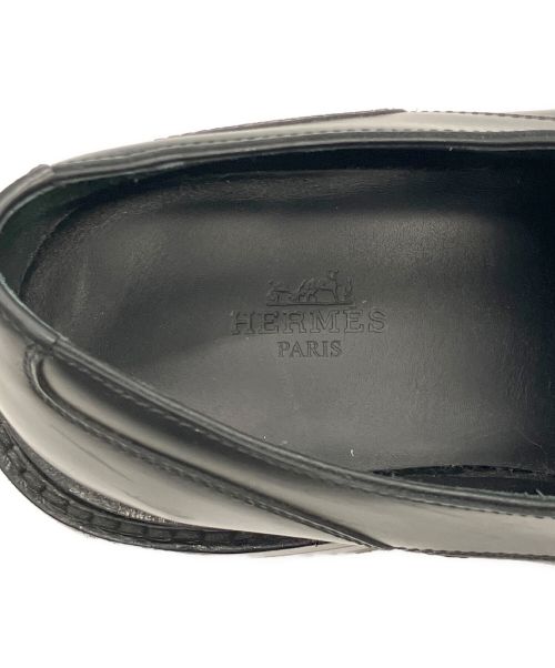 HERMES（エルメス）HERMES (エルメス) ケリーローファー ブラック サイズ:37 1/2の古着・服飾アイテム