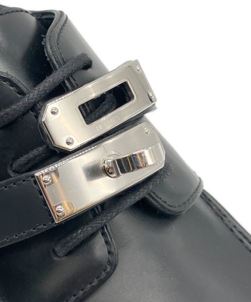 HERMES（エルメス）HERMES (エルメス) ケリーローファー ブラック サイズ:37 1/2の古着・服飾アイテム