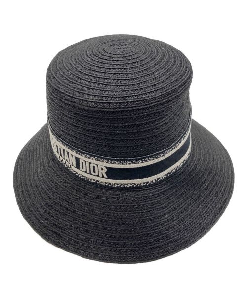 Christian Dior（クリスチャン ディオール）Christian Dior (クリスチャン ディオール) ハット ブラック サイズ:57㎝の古着・服飾アイテム