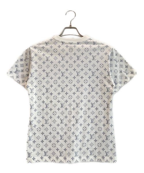 LOUIS VUITTON（ルイ ヴィトン）LOUIS VUITTON (ルイ ヴィトン) モノグラムTシャツ ホワイト×ブルー サイズ:Sの古着・服飾アイテム