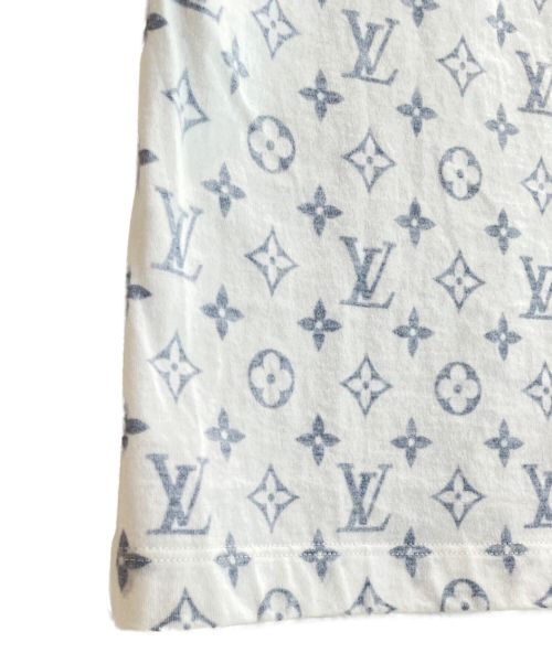 LOUIS VUITTON（ルイ ヴィトン）LOUIS VUITTON (ルイ ヴィトン) モノグラムTシャツ ホワイト×ブルー サイズ:Sの古着・服飾アイテム