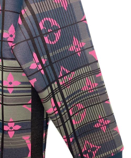 LOUIS VUITTON（ルイ ヴィトン）LOUIS VUITTON (ルイ ヴィトン) モノグラムスウェット グリーン×ピンク サイズ:Lの古着・服飾アイテム