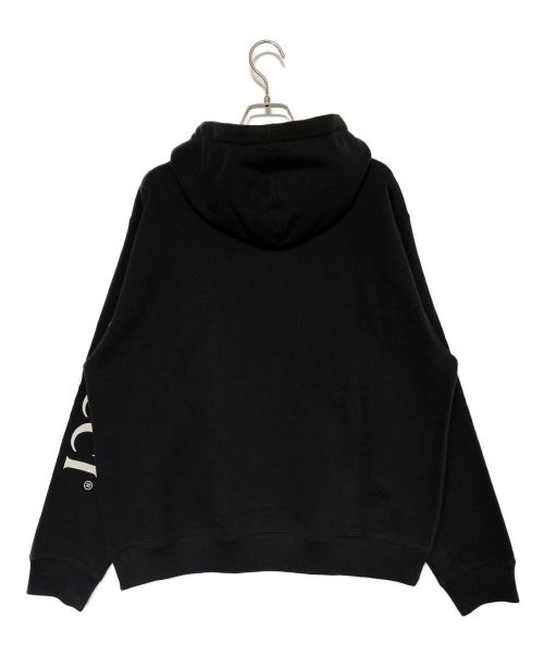 GUCCI（グッチ）GUCCI (グッチ) ハーフジップパーカー ブラック サイズ:Mの古着・服飾アイテム