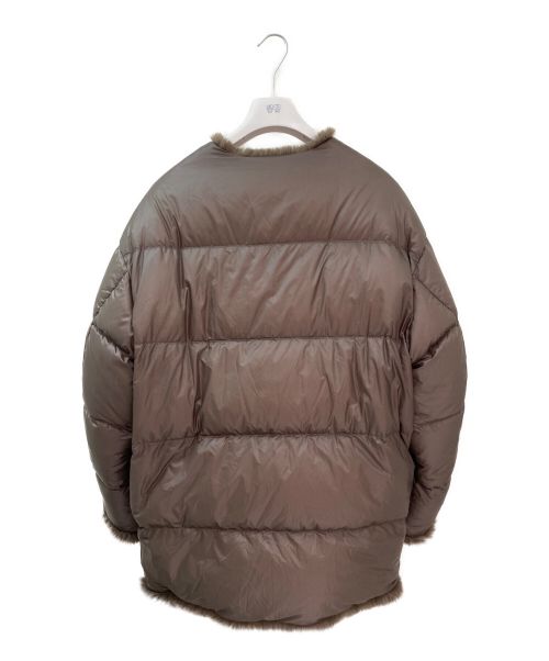 MONCLER GENIUS（モンクレール ジーニアス）MONCLER GENIUS (モンクレール ジーニアス) HYKE (ハイク) LEMA/リバーシブルダウンジャケット グレー サイズ:０の古着・服飾アイテム