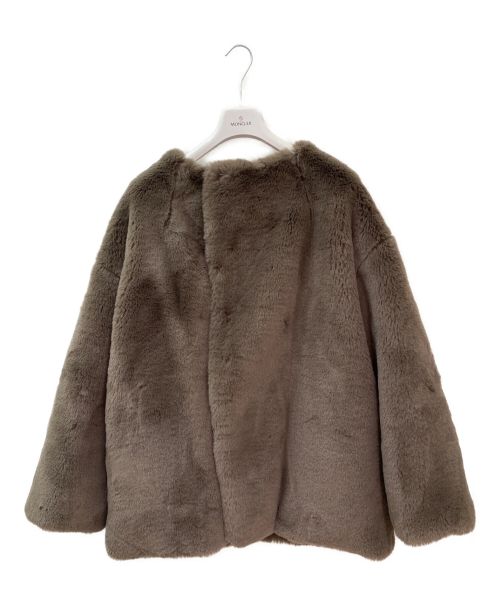 MONCLER GENIUS（モンクレール ジーニアス）MONCLER GENIUS (モンクレール ジーニアス) HYKE (ハイク) LEMA/リバーシブルダウンジャケット グレー サイズ:０の古着・服飾アイテム