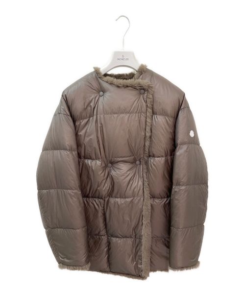 MONCLER GENIUS（モンクレール ジーニアス）MONCLER GENIUS (モンクレール ジーニアス) HYKE (ハイク) LEMA/リバーシブルダウンジャケット グレー サイズ:０の古着・服飾アイテム