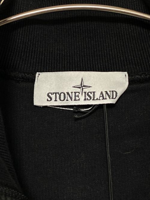 STONE ISLAND（ストーンアイランド）STONE ISLAND (ストーンアイランド) ジップアップスウェット ブラック サイズ:Lの古着・服飾アイテム