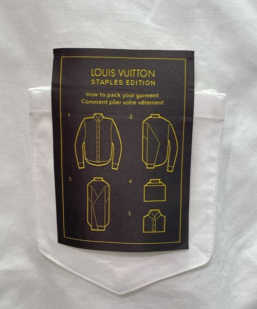 LOUIS VUITTON（ルイ ヴィトン）LOUIS VUITTON (ルイ ヴィトン) オーバーサイズシャツ ホワイト サイズ:Sの古着・服飾アイテム