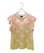 LOUIS VUITTONルイ ヴィトン）の古着「Monogram Gradation T-shirt」｜オレンジ