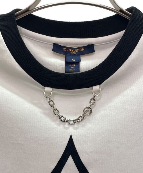 LOUIS VUITTON（ルイ ヴィトン）LOUIS VUITTON (ルイ ヴィトン) LV Snowflake T-Shirt ホワイト×ブラック サイズ:Mの古着・服飾アイテム