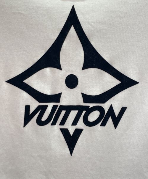 LOUIS VUITTON（ルイ ヴィトン）LOUIS VUITTON (ルイ ヴィトン) LV Snowflake T-Shirt ホワイト×ブラック サイズ:Mの古着・服飾アイテム