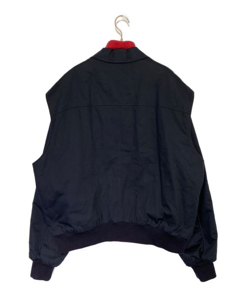 BALENCIAGA（バレンシアガ）BALENCIAGA (バレンシアガ) Twin Set Jacket ネイビー×レッド サイズ:48の古着・服飾アイテム