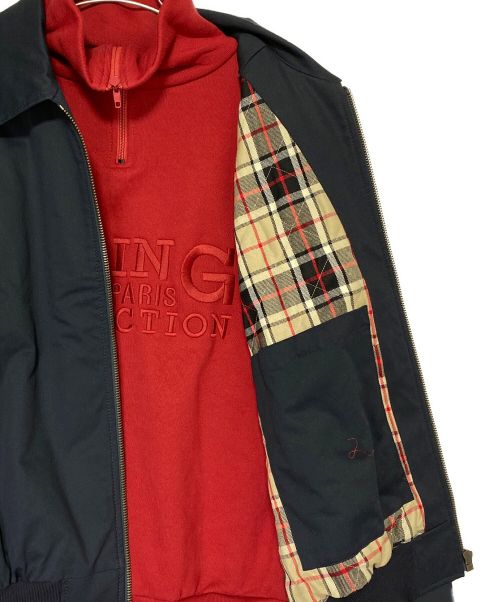BALENCIAGA（バレンシアガ）BALENCIAGA (バレンシアガ) Twin Set Jacket ネイビー×レッド サイズ:48の古着・服飾アイテム