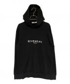 GIVENCHYジバンシィ）の古着「ロゴプリントプルオーバーパーカー」｜ブラック