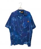 LOEWEロエベ）の古着「23SS オープンカラーシャツ Fennel Bowling Shirt （フェンネル ボウリング シャツ）」｜ブルー