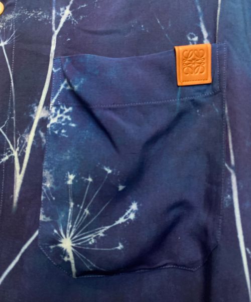 LOEWE（ロエベ）LOEWE (ロエベ) 23SS オープンカラーシャツ Fennel Bowling Shirt （フェンネル ボウリング シャツ） ブルー サイズ:36の古着・服飾アイテム