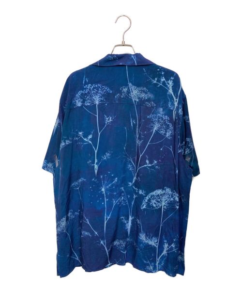LOEWE（ロエベ）LOEWE (ロエベ) 23SS オープンカラーシャツ Fennel Bowling Shirt （フェンネル ボウリング シャツ） ブルー サイズ:36の古着・服飾アイテム