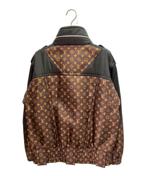 LOUIS VUITTON（ルイ ヴィトン）LOUIS VUITTON (ルイ ヴィトン) モノグラムジャケット ブラック×ブラウン サイズ:36の古着・服飾アイテム