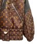 中古・古着 LOUIS VUITTON (ルイ ヴィトン) モノグラムジャケット ブラック×ブラウン サイズ:36：268000円