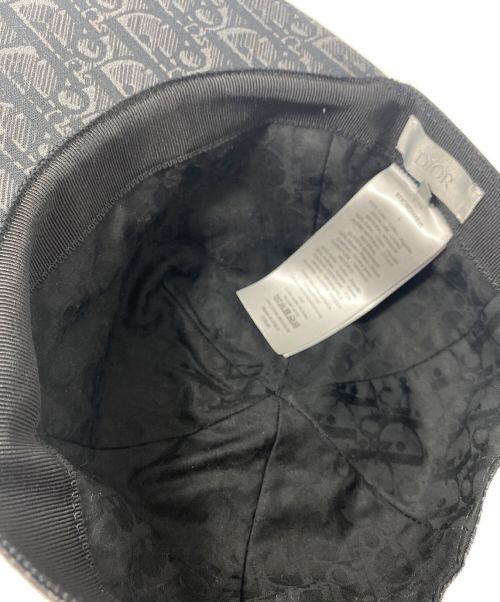 Dior（ディオール）Dior (ディオール) オブリークベースボールキャップ ブラック サイズ:Lの古着・服飾アイテム