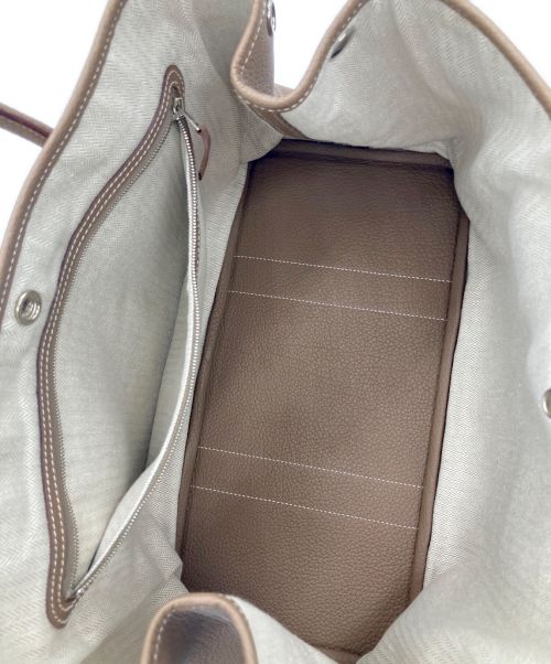 HERMES（エルメス）HERMES (エルメス) ガーデンパーティPM/ハンドバッグ エトゥープ サイズ:PMの古着・服飾アイテム