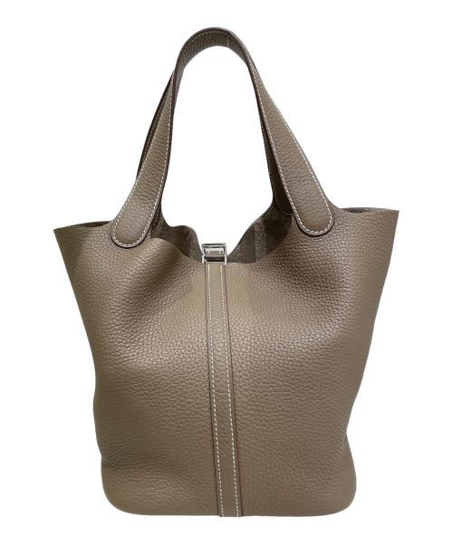 HERMES（エルメス）HERMES (エルメス) ピコタンロックMM エトゥープ サイズ:MMの古着・服飾アイテム