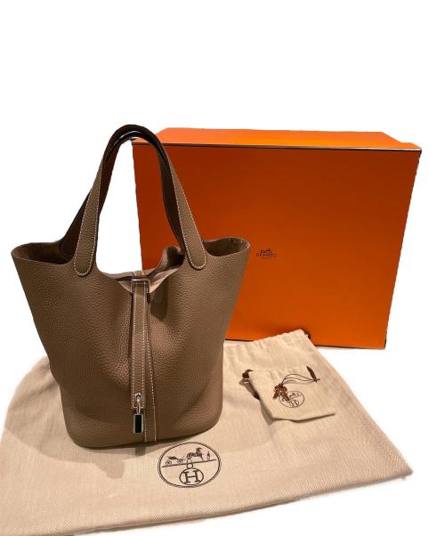 HERMES（エルメス）HERMES (エルメス) ピコタンロックMM エトゥープ サイズ:MMの古着・服飾アイテム
