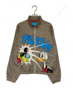 GUCCI×DISNEYグッチ×ディズニー）の古着「GG柄ディズニープリントジャケット」｜ベージュ