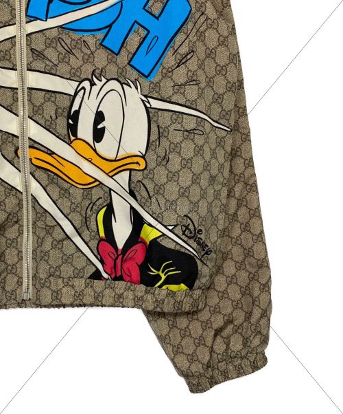 GUCCI（グッチ）GUCCI (グッチ) DISNEY (ディズニー) GG柄ディズニープリントジャケット ベージュ サイズ:SIZE 44の古着・服飾アイテム