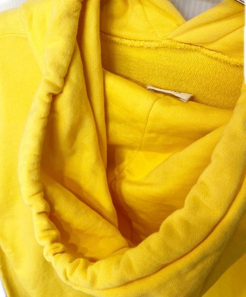 CELINE（セリーヌ）CELINE (セリーヌ) プリントプルオーバーパーカー イエロー サイズ:Sの古着・服飾アイテム