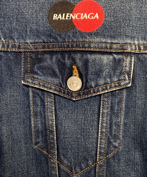 BALENCIAGA（バレンシアガ）BALENCIAGA (バレンシアガ) UNIFORM DENIM JACKET インディゴ サイズ:34の古着・服飾アイテム