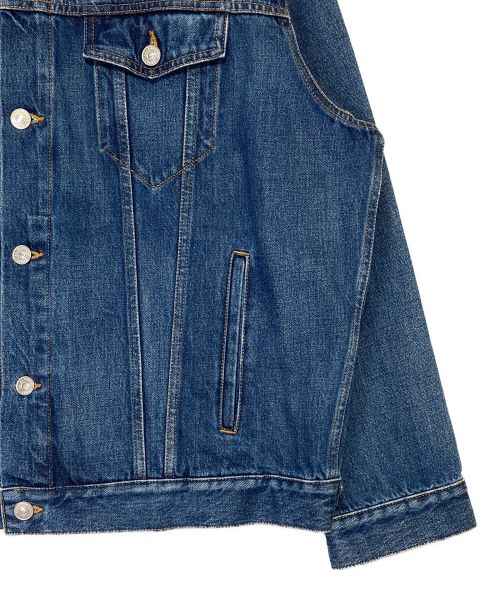 BALENCIAGA（バレンシアガ）BALENCIAGA (バレンシアガ) UNIFORM DENIM JACKET インディゴ サイズ:34の古着・服飾アイテム