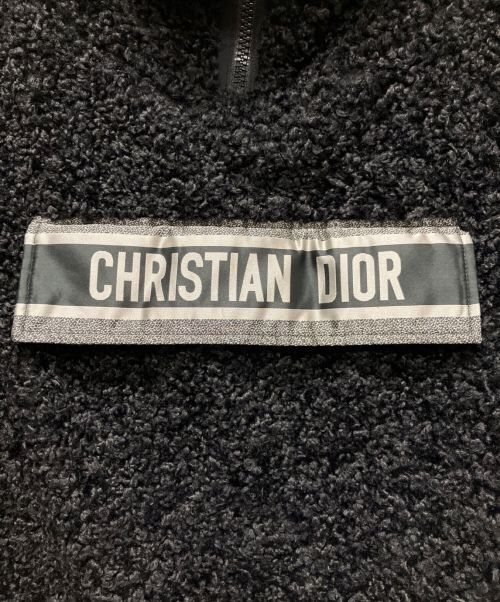 Christian Dior（クリスチャン ディオール）Christian Dior (クリスチャン ディオール) Anorak Fleece Hoodie ブラック サイズ:XSの古着・服飾アイテム