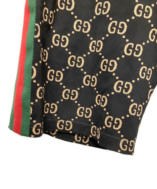 GUCCI（グッチ）GUCCI (グッチ) GGコットンジャージー ジョギングショートパンツ ブラック サイズ:Lの古着・服飾アイテム