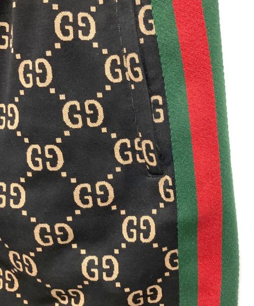 GUCCI（グッチ）GUCCI (グッチ) GGコットンジャージー ジョギングショートパンツ ブラック サイズ:Lの古着・服飾アイテム