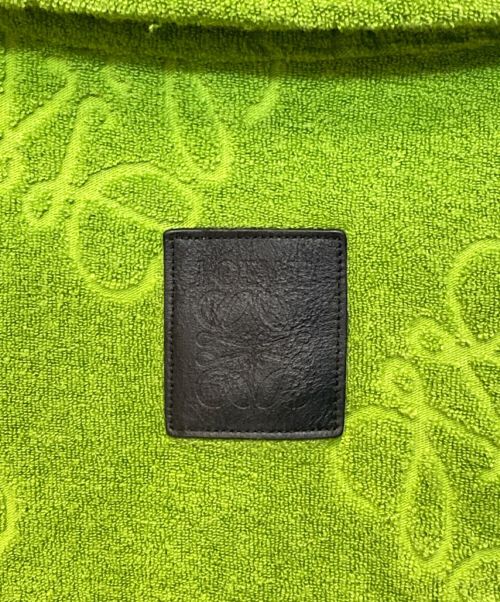 LOEWE（ロエベ）LOEWE (ロエベ) パイルロゴポロシャツ グリーン サイズ:XLの古着・服飾アイテム