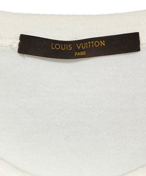 LOUIS VUITTON（ルイ ヴィトン）LOUIS VUITTON (ルイ ヴィトン) Box Logo Tee ホワイト×レッド サイズ:Mの古着・服飾アイテム