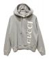 GUCCI（グッチ）の古着「ロゴ スウェットプルオーバーパーカー」｜グレー