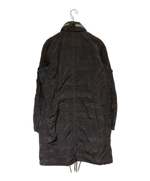 STONE ISLAND（ストーンアイランド）STONE ISLAND (ストーンアイランド) SHADOW PROJECTストライプナイロンコート グレー サイズ:Lの古着・服飾アイテム