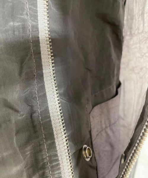STONE ISLAND（ストーンアイランド）STONE ISLAND (ストーンアイランド) SHADOW PROJECTストライプナイロンコート グレー サイズ:Lの古着・服飾アイテム