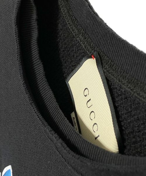 GUCCI（グッチ）GUCCI (グッチ) プリントスウェット ブラック サイズ:Sの古着・服飾アイテム