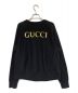 GUCCI (グッチ) プリントスウェット ブラック サイズ:S：47000円