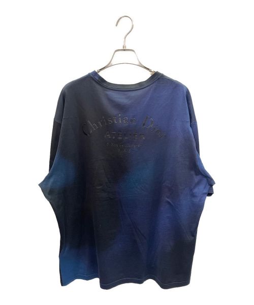 Dior（ディオール）Dior (ディオール) ATELIER プリント グラデーション Tシャツ ネイビー サイズ:XLの古着・服飾アイテム