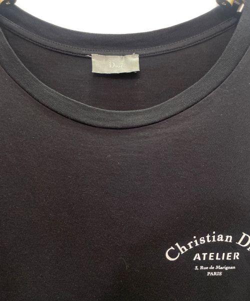 Dior（ディオール）Dior (ディオール) ATELIER プリント Tシャツ ブラック サイズ:XLの古着・服飾アイテム