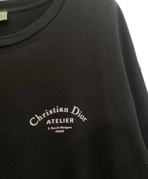 Dior（ディオール）Dior (ディオール) ATELIER プリント Tシャツ ブラック サイズ:XLの古着・服飾アイテム