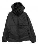 BURBERRYバーバリー）の古着「ロゴ中綿ジャケット」｜ブラック
