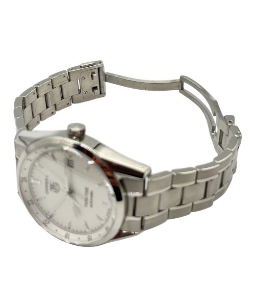 TAG Heuer（タグ・ホイヤー）TAG Heuer (タグホイヤー) Carrera Twin-Time カレラ ツインタイム Ref.WV2116.BA0787 シルバー文字盤 サイズ:39.0mmの古着・服飾アイテム