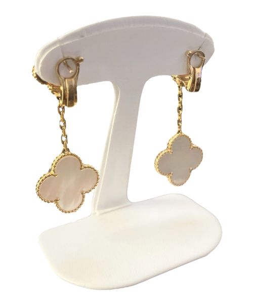 VAN CLEEF & ARPELS（ヴァンクリーフ＆アーペル）VAN CLEEF & ARPELS (ヴァンクリーフ＆アーペル) マジック アルハンブラ ピアス 2モチーフの古着・服飾アイテム