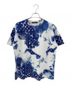 LOUIS VUITTONルイ ヴィトン）の古着「Monogram bandana print T-shirt」｜ブルー