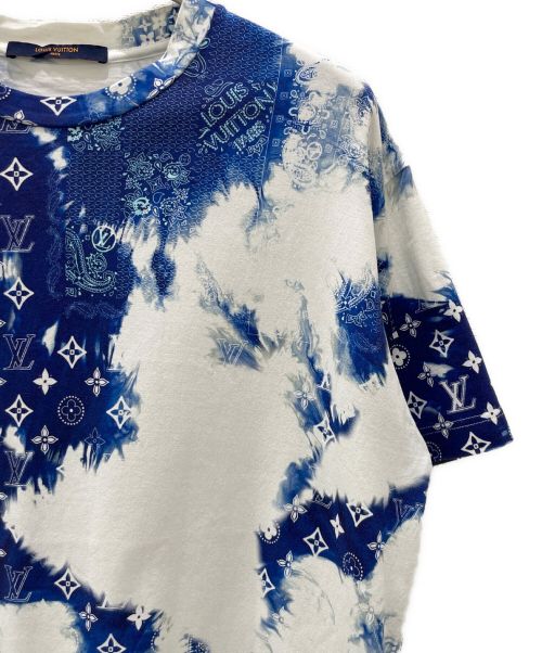 LOUIS VUITTON（ルイ ヴィトン）LOUIS VUITTON (ルイ ヴィトン) Monogram bandana print T-shirt ブルー サイズ:Mの古着・服飾アイテム